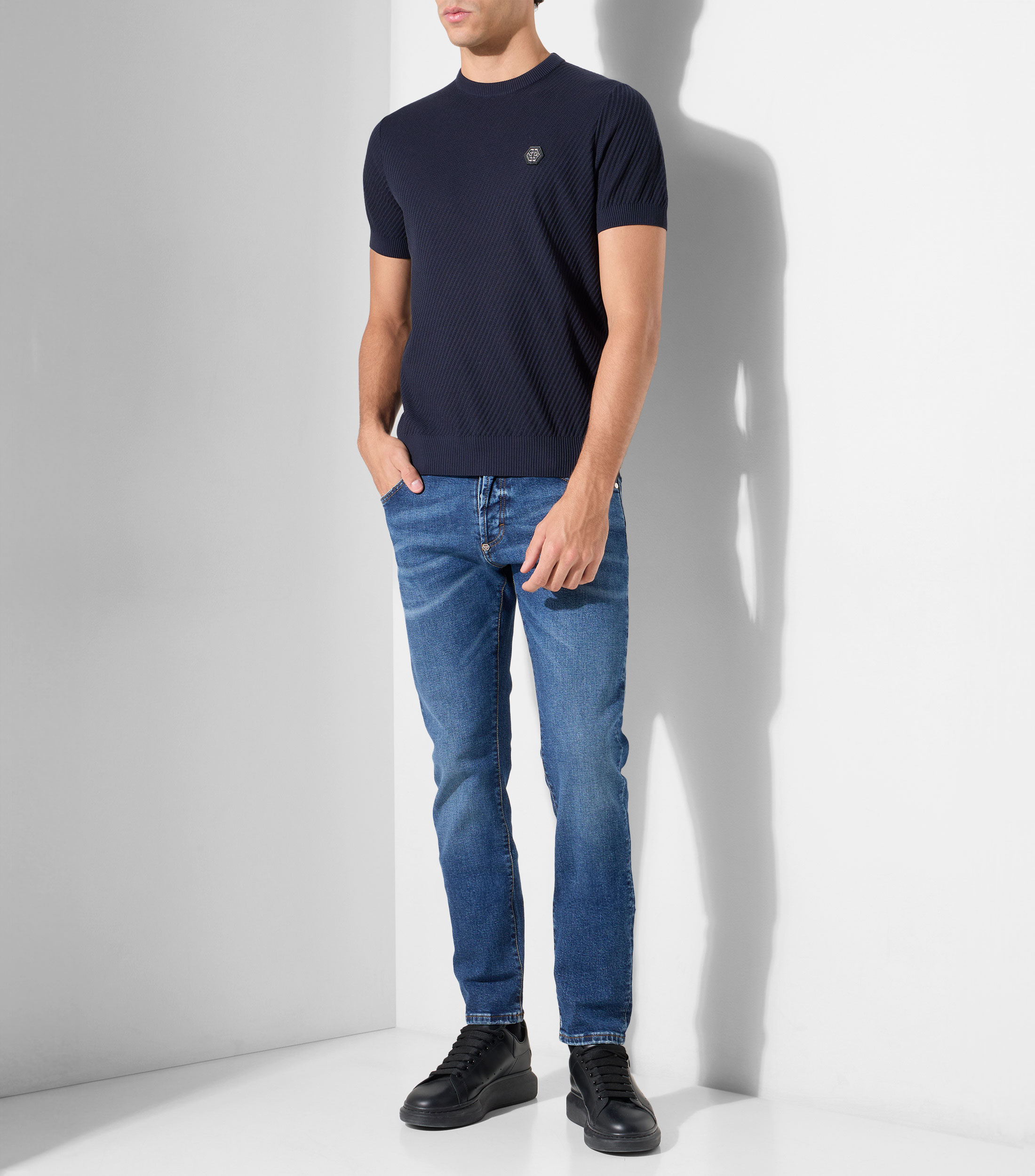 Jeans de corte straight Hombre